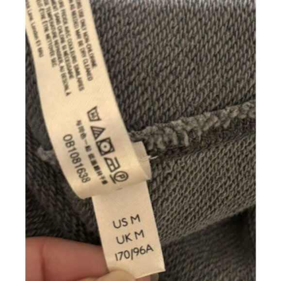 Free People Movement Distressed Sweatshirt M Beachy Worn Raw Edge Oversized Top - Picture 4 of 6